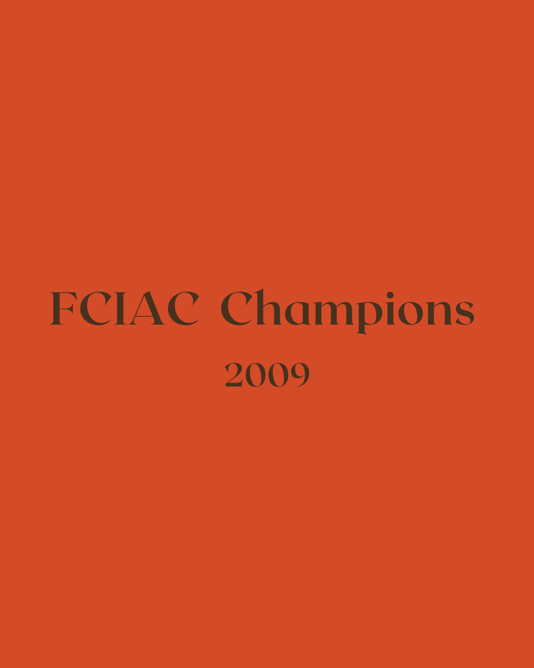 FCIAC Champs